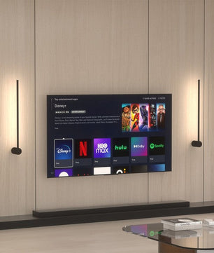 مصباح حائط LED خطي صناعي أسود قابل للتعتيم S76