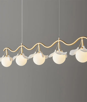 Allanie Gingko Long Chandelier