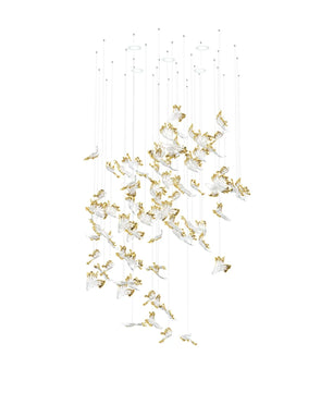 Frosted Petals Frozen Chandelier