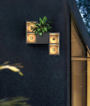 Cubo Planter Outdoor Wall Light