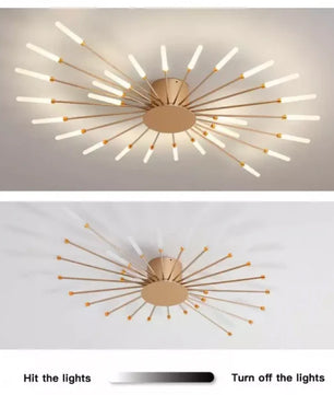 مصباح سقف Sputnik LED للألعاب النارية S40
