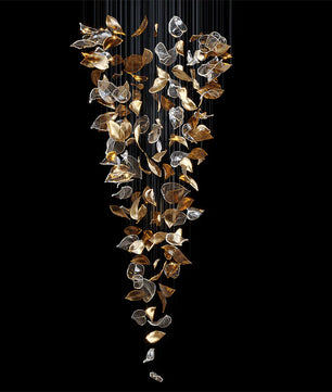 Frozen Leaves Chandelier