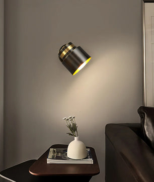 Brass Cylinder Wall Lamp