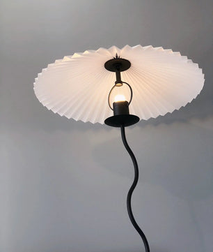 Wiggly Pleated Floor Lamp