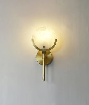 Ava Brass Wall Lamp