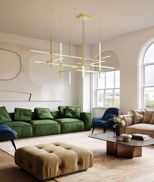 Geometric Linear Pendant Lights