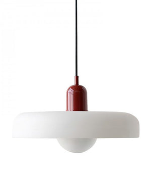 Morandi Glass Disc Orb Pendant Lamp