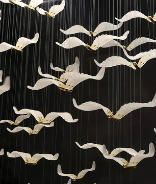Large Seagull Chandelier