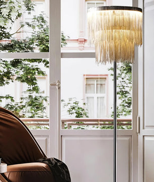 Cadena Tassel Floor Lamp