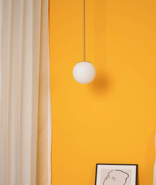 Brass Architectural Pendant Light