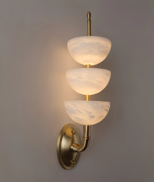 Faux Alabaster Wall Sconce