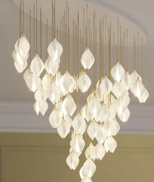 Ceramic Flower Chandelier