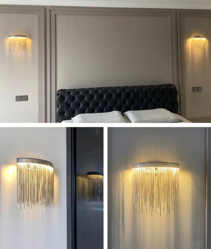 Cadena Tassel Wall Lamp