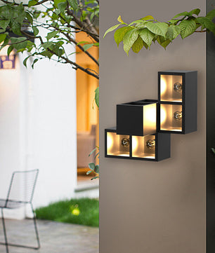 Cubo Planter Outdoor Wall Light
