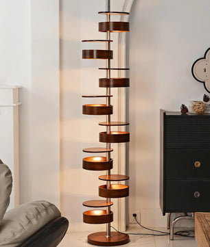 Cylindrical Flow Floor Lamp