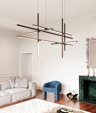 Geometric Linear Pendant Lights
