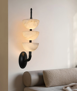 Faux Alabaster Wall Sconce