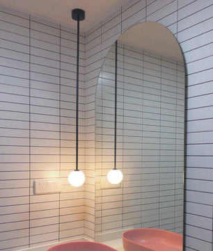 Brass Architectural Pendant Light