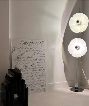 Flower Silver Floor Lamp