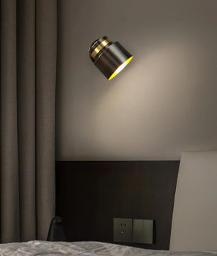Brass Cylinder Wall Lamp