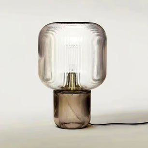 Oval Glass Table Lamp