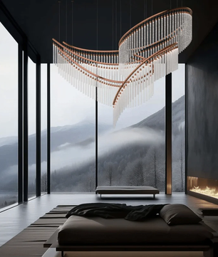 Crystal Spin Customized Chandelier