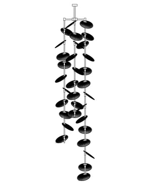 Fan Chandelier