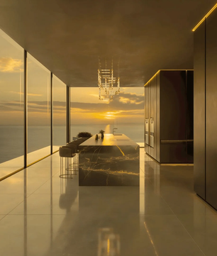 Crystal Grid Bespoken Chandelier