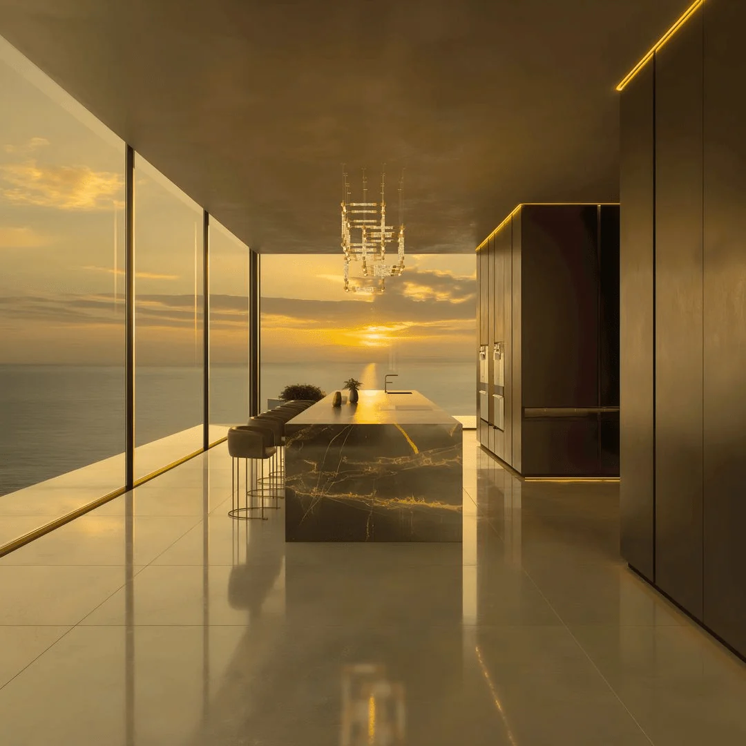 Crystal Grid Bespoken Chandelier