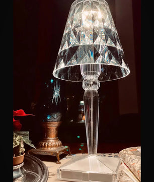 Sparkle Glam Built-in Battery Table Lamp