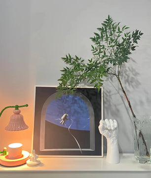 Pink Candle Table Lamp