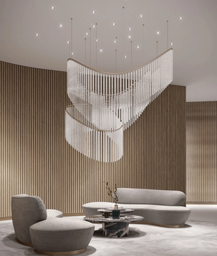 Crystal Spin Customized Chandelier