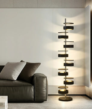 Cylindrical Flow Floor Lamp