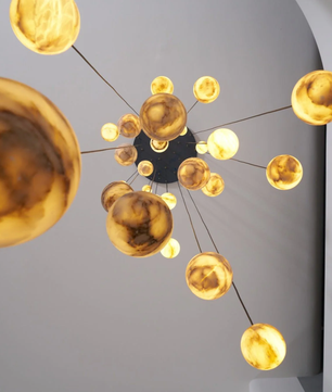 Cascading Art Statement Chandelier