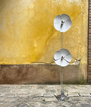 Flower Silver Floor Lamp