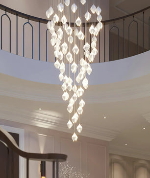Ceramic Flower Chandelier
