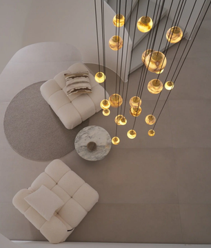 Cascading Art Statement Chandelier