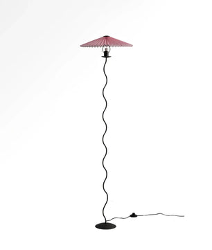 Wiggly Pleated Floor Lamp
