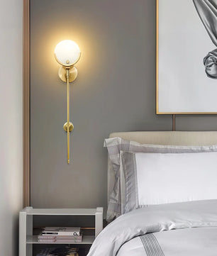 Ava Brass Wall Lamp