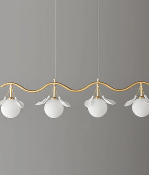 Allanie Gingko Long Chandelier