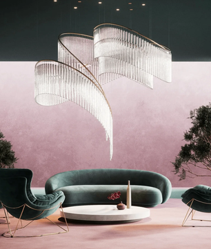 Crystal Spin Customized Chandelier