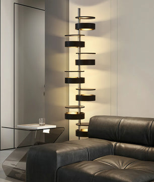 Cylindrical Flow Floor Lamp