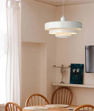 Triple Layer Disc Macaron Cake Pendant Lamp S103