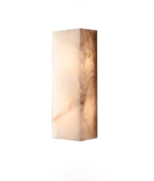 Rectangular Alabaster Wall Sconce