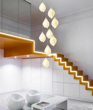 Ceramic Flower Chandelier