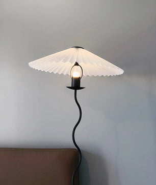 Wiggly Pleated Floor Lamp