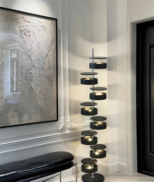 Cylindrical Flow Floor Lamp