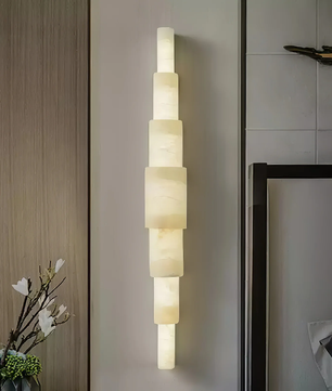 Melange Alabaster Wall Sconce