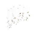  Gold+White+Clear