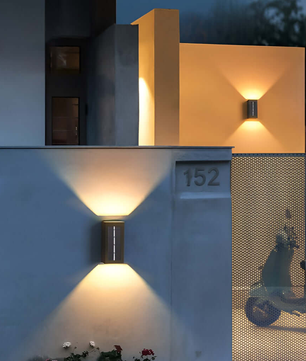Doppio Up & Down Outdoor Wall Light